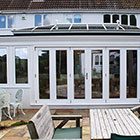 After image of installation of a Timber Orangery