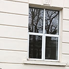 Before image of inappropriate uPVC Window in a period London Property